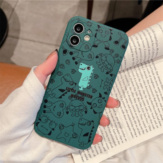 Case Samsung A02S A03S A04S A12 M12 A13 4G 5G A22 4G M32 4G A23 A30S A32 5G A33 5G A50 A50S A52 5G A52S Casing Little Monster Softcase TPU Dove With pelindung kamera