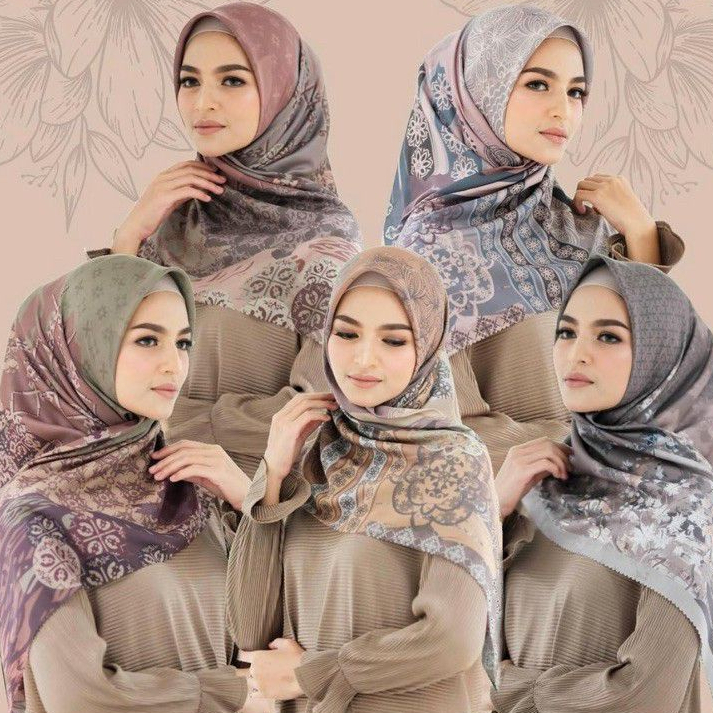 (cod)Hijab Denay/ Segiempat Denay/ Lasercut/ Kerudung Motif Baru/ Jilbab Denay