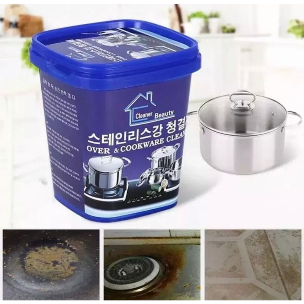 KLAIM CREAM PENGHILANG KERAK KOTORAN PANCI || KOREAN CLEANER CREAM PEMBERSIH PANCI GOSONG - BDC