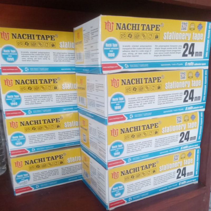 

[Roll] Isolasi Nachi Tape 1 inch / 24 mm x 72 yard
