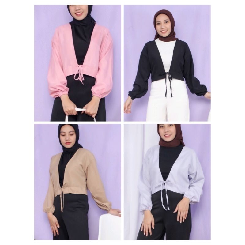 Cardigan Crop Tali