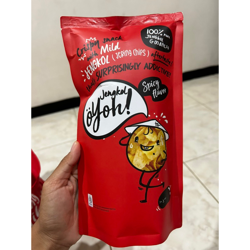 

Kerupuk Jengkol Oyoh Jengkol Varian Spicy