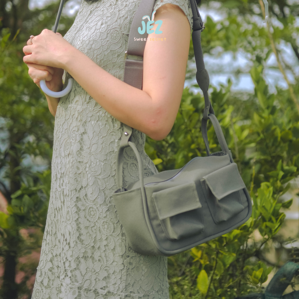 BRICKA BAG - TAS SELEMPANG WANITA KANVAS PREMIUM Little bunny brick bag shoulder bag sling bag hand bag