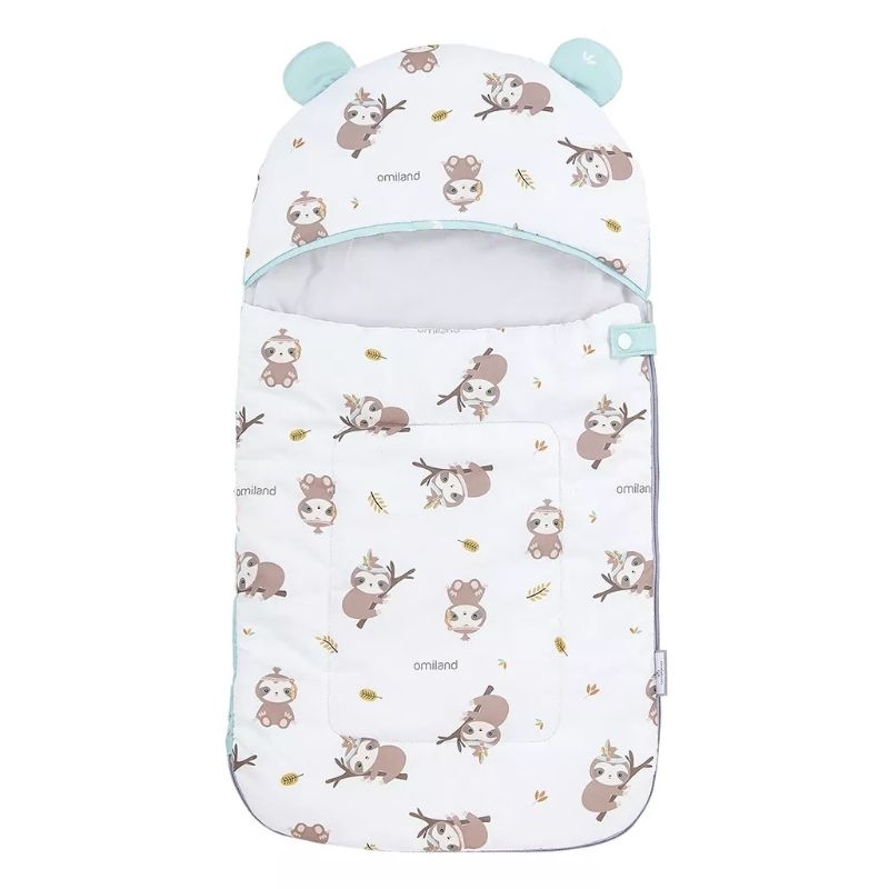 Omiland Sleeping Bag Sloth Kantong Tidur Bayi Selimut Bayi Kado bayi