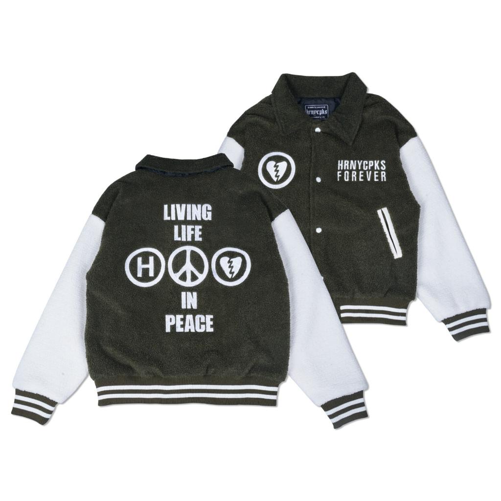 Hornycupcakes - Living Green - Varsity Jacket