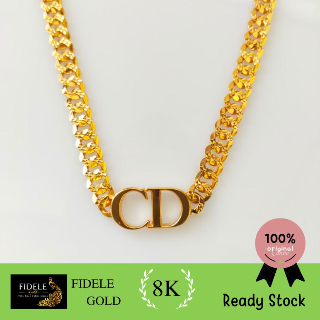 Kalung Fuji Versi CD Kalung Tebal CD Kalung Emas Asli Kadar Muda Kalung Emas Asli 375 Kalung Mewah