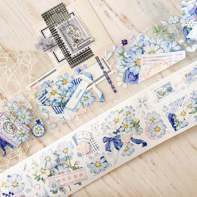 

[Sample] YRJQ Studio Daydream Washi & PET Tape