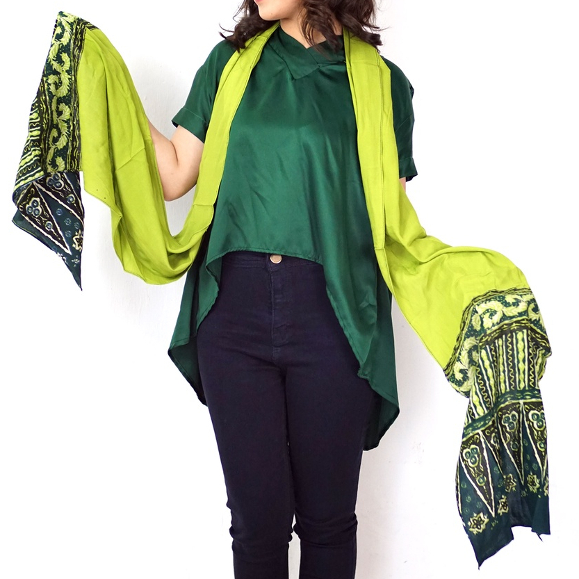 Sampur Batik Panjang 240cm /  Sampur Jumbo Dewasa / Gendolo Giri / Sampur Tari / Selendang Tari Samp