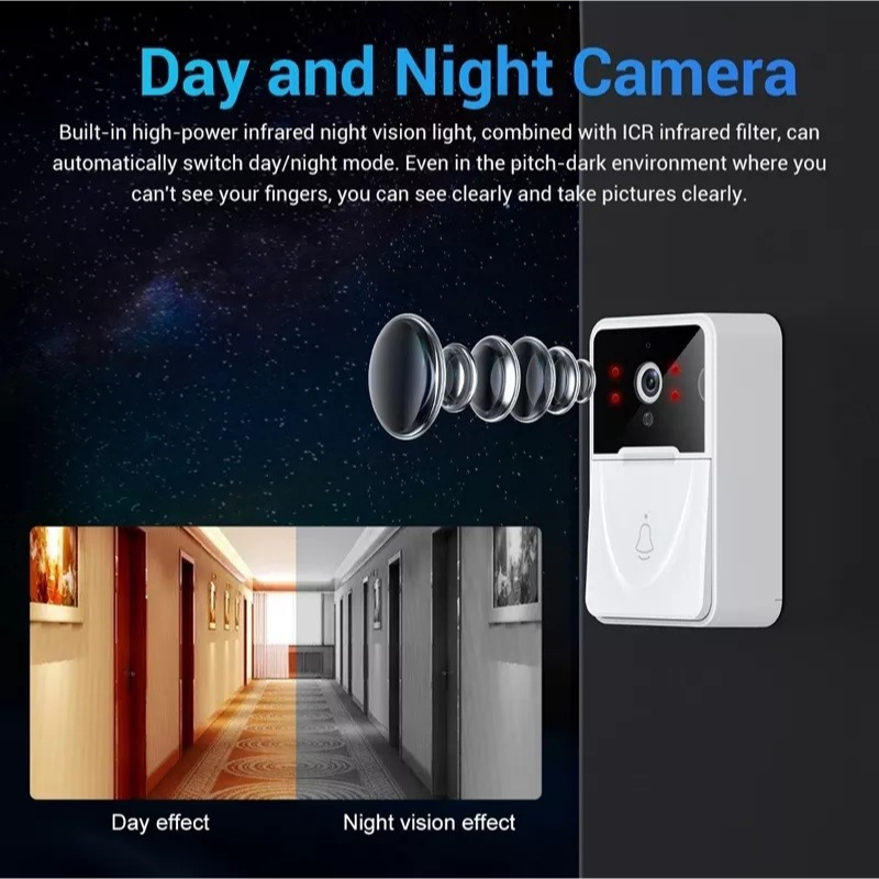 Smart Video Doorbell V50 Camera Wireless Intercom - CCTV DoorBell Cam - Kenji Shop