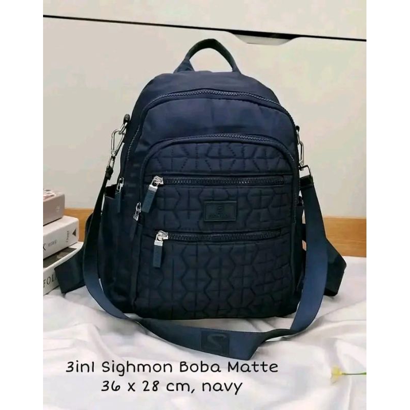 3in1 Sighmon Boba Matte/Fajar Tas Grosir
