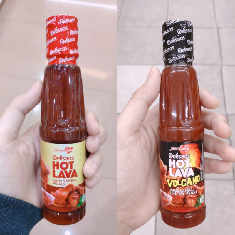 

Delisaos Mamasuka Botol 130 ml KECIL (Hot Lava & Hot Lava Vulcano) | BPOM RI ✅