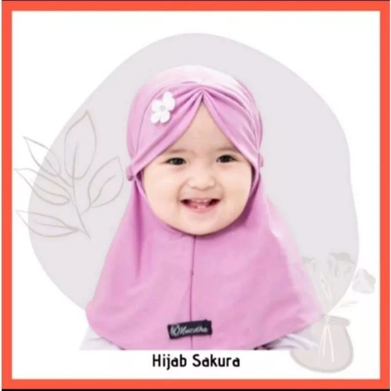 Jilbab Bayi Anak Seruni 0-3 Tahun