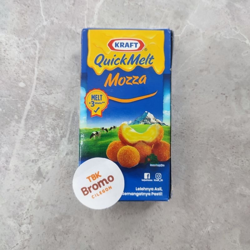 

Keju Kraft Quick Melt Mozza 165 gr