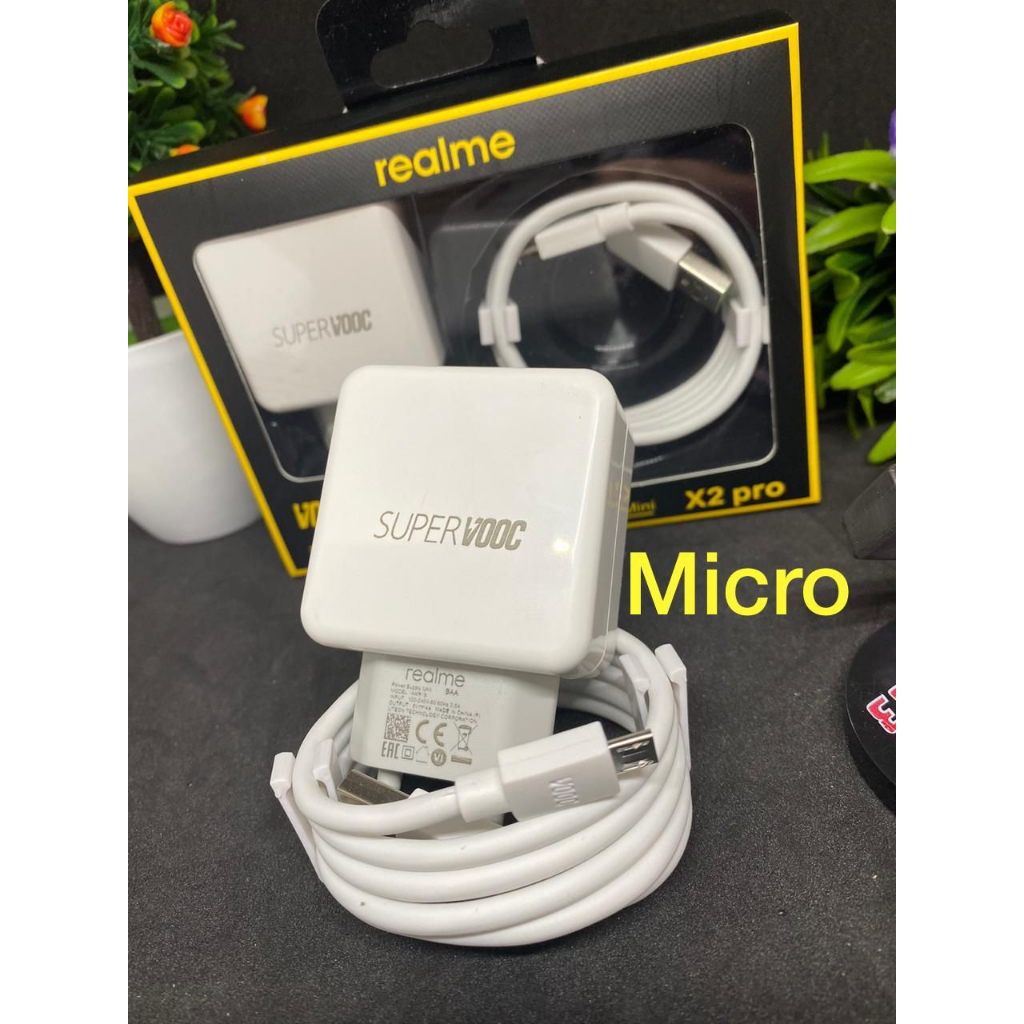 Charger REALME X2 Pro Super fast charging micro &amp; type-c