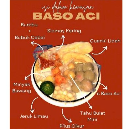 Bakso Aci / Boci Rasa keju / Boci Mercon / Boci Original
