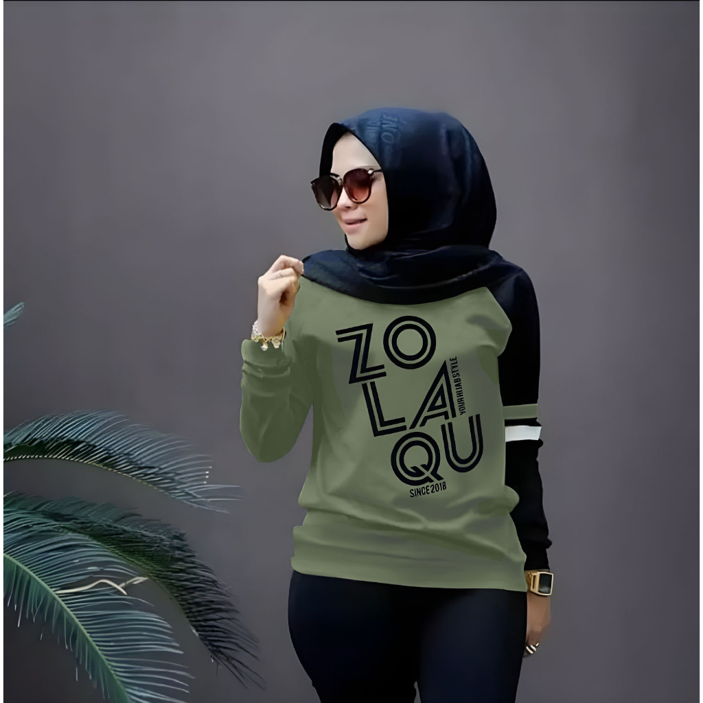 BAJU ZOLAQU /SWEATER ZOLAQU (COD) BAJU WANITA LENGAN PANJANG / SWEATER WANITA KEKINIAN / KAOS WANITA