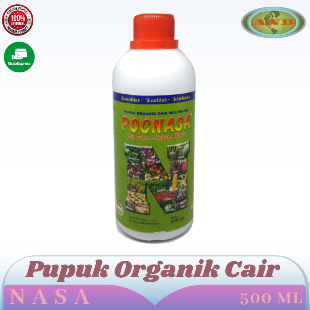 POC NASA Pupuk Perangsang Buah, Bunga, Daun, Akar - Pupuk Organik Cair Perangsang Buah NASA