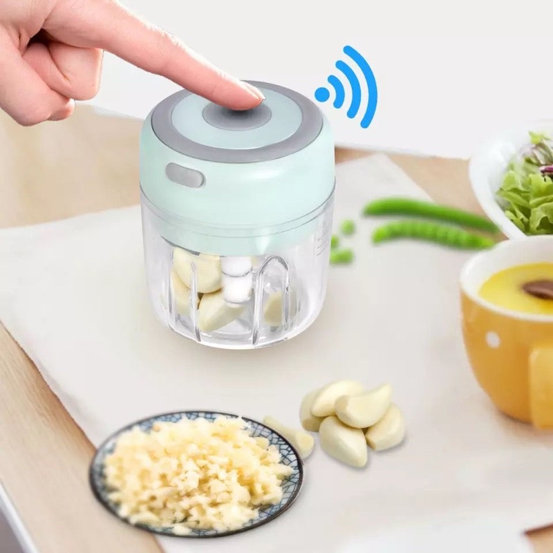 PENGGILING BUMBU DAGING BAWANG USB MINI CHOPPER / PORTABLE BLENDER MINI