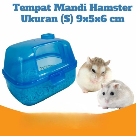 Cleanster Small Tempat Mandi Hamster-Hamster Bath Sauna Cleanster