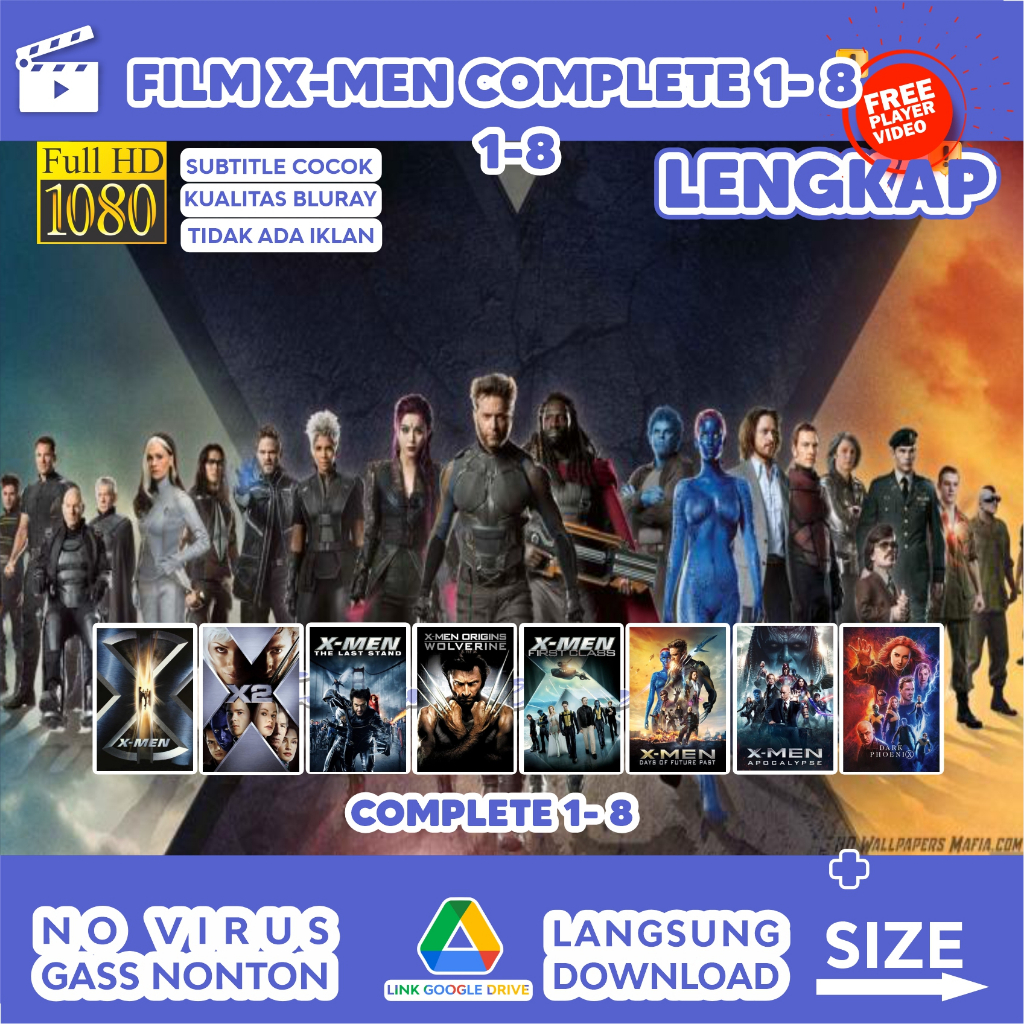 X MEN COMPLETE film marvel
