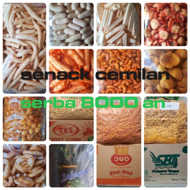 

snack cemilan santai serba hemat 8000 an(NABIL SNACK)