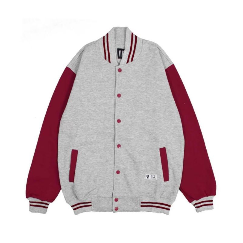 Jaket Sweater Varsity Sweter Crewneck Varsity Pria Switer Varsity Polos