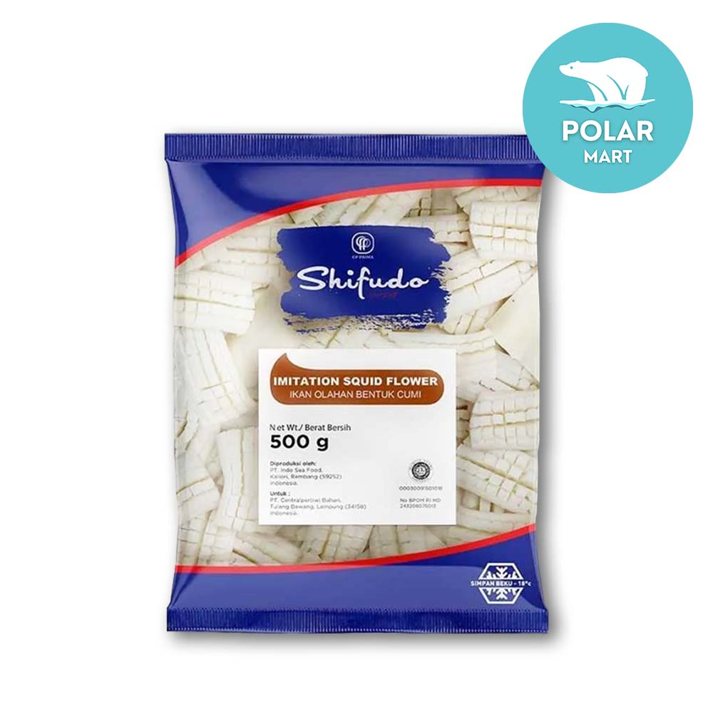 Shifudo Imitation Squid Flower Ikan Olahan Bentuk Cumi 500 Gram (FROZEN FOOD BANDUNG)