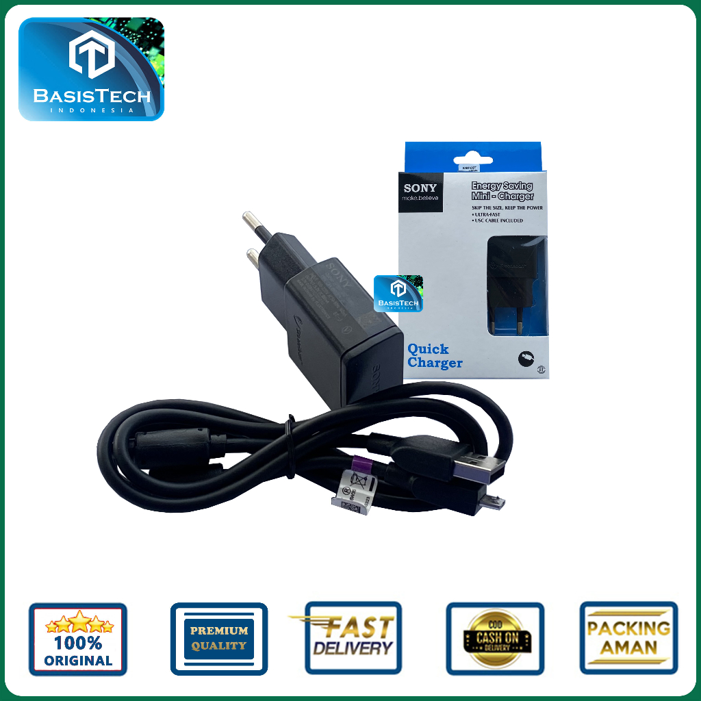 CHARGER CASAN S0NY MICRO USB ULTRA FAST ORI99 SUPER QUALITY