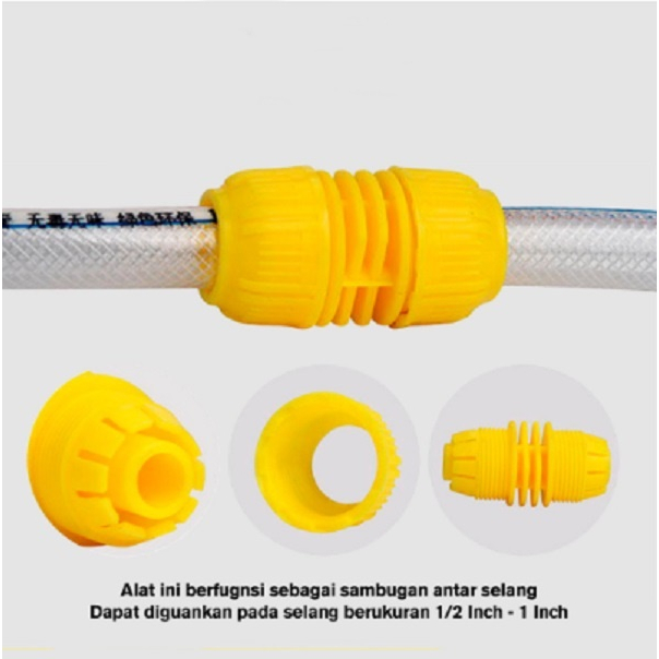 Sambungan Selang Kran Air 1/2 Inch - 5/8 Inch I Adapter Selang Air I Konektor Ujung Kran Air