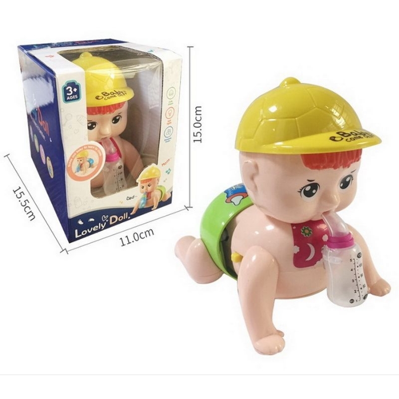 Mainan Anak Bayi Merangkak / Toys Crawling doll / Crawling Baby Toy's