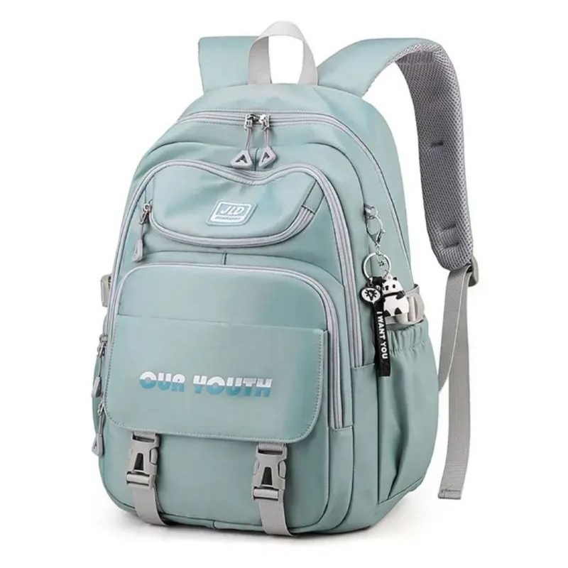 Tas Ransel Backpack Sekolah Anak Wanita SD SMP SMA Kapasitas Besar Banyak Ruang Tanpa gantungan Tas Ransel