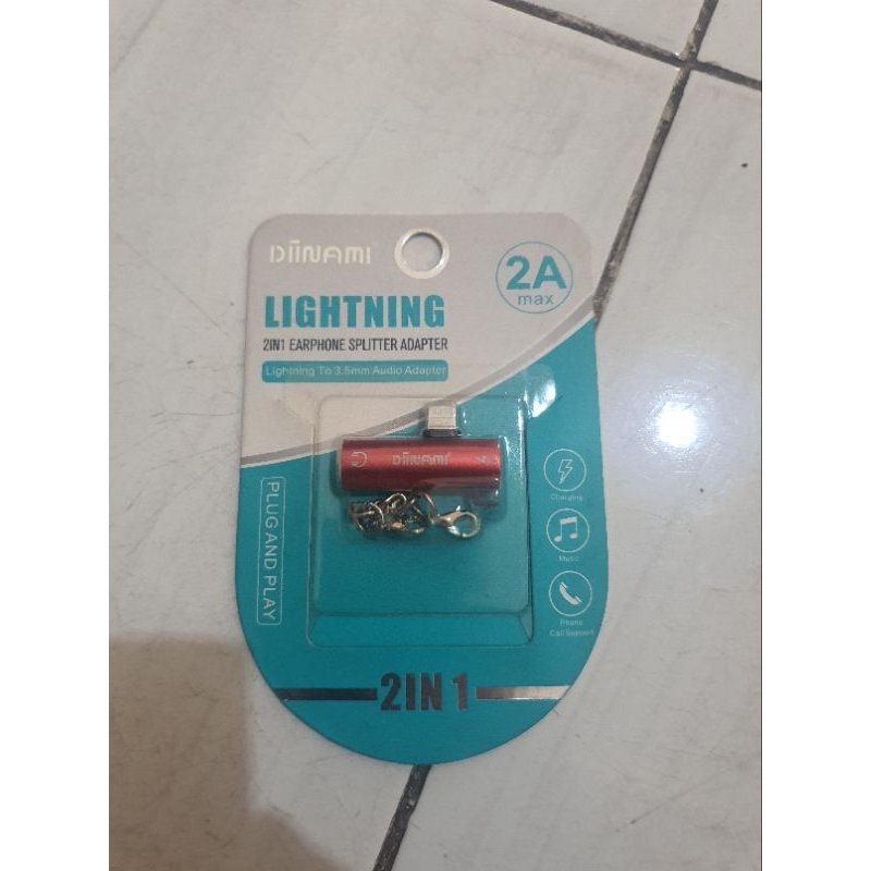 Lighting to Jack audio 2in1