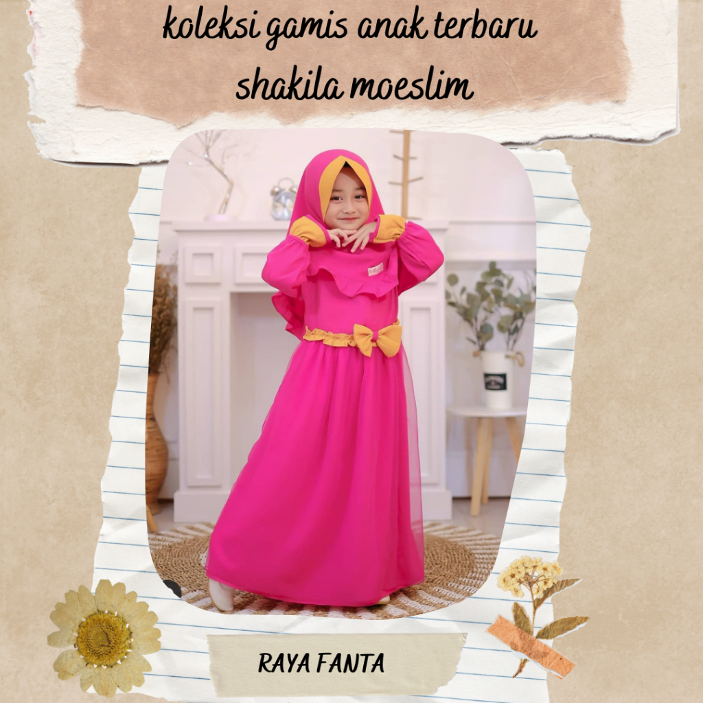 Gamis Anak Perempuan Terbaru 2023 Modern Gamis Anak Set Khimar Gamis Modern  Gamis Syari