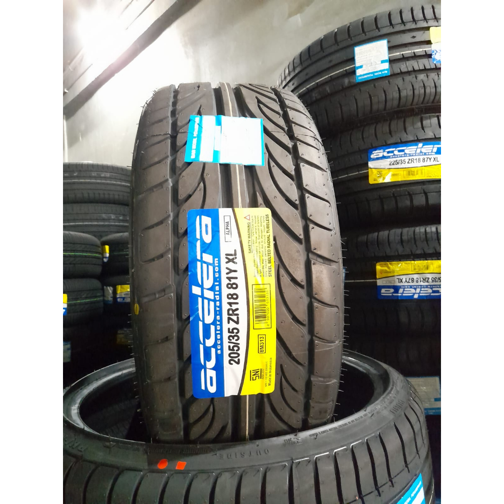 Ban Mobil Ceper Murah ACCELERA 205/35 Ring 18 ALPHA 205 35 R18 - Gratis Pasang