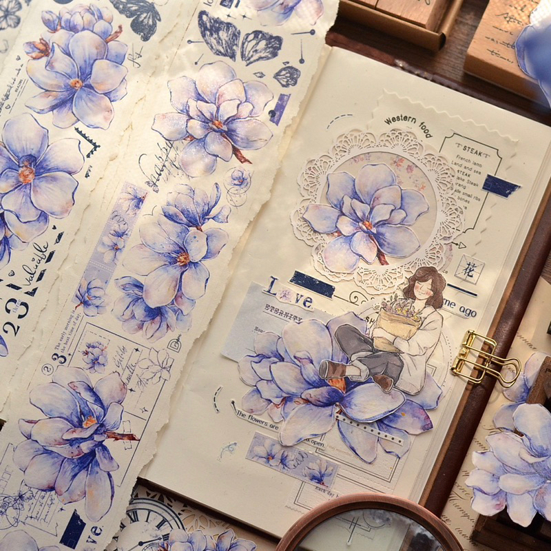 

Little White Big Blue Washi & PET Tape