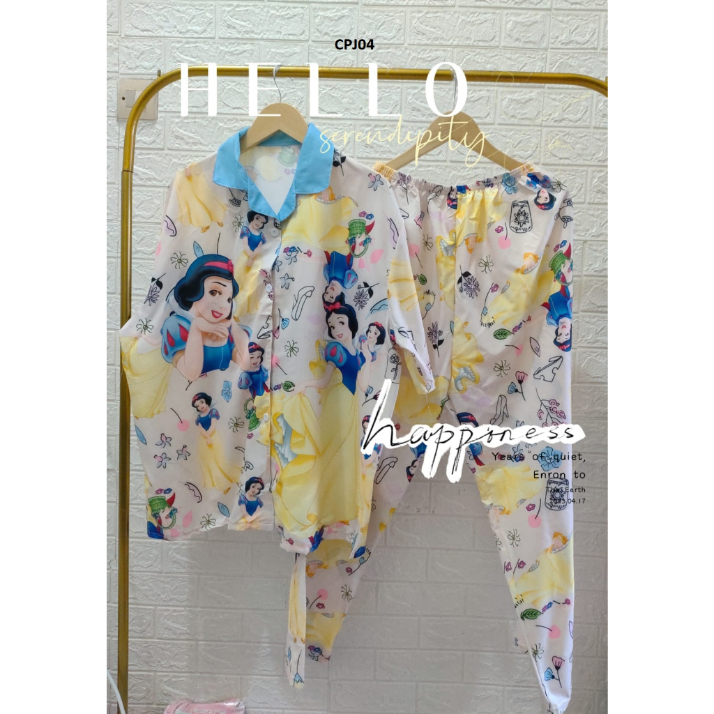 PIYAMA CP JUMBO WANITA IMPORT BKK