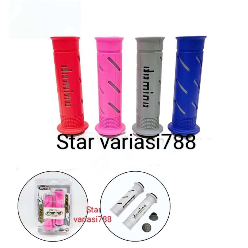 Handgrip Domino, grip, hanfat domino, hangrip pink, grip domino, abu, biru universal