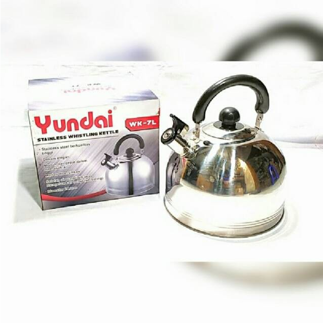 Stainless whistling KETTLE / TEKO SIUL 7 LITER WK-7L YUNDAI
