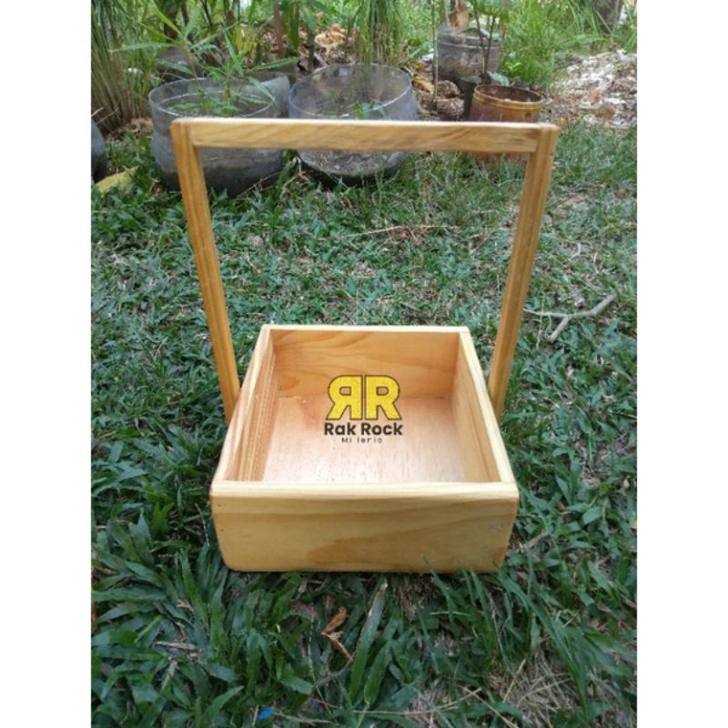 Wooden Baskets 15x15x9 Keranjang Hampers Keranjang Parcel Wooden storage Keranjang Kayu Keranjang Se