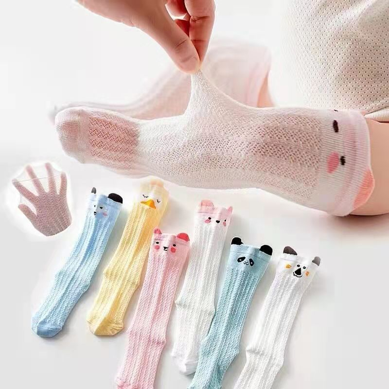 ELFYDO KS35 Kaos Kaki Bayi Panjang Karakter Hewan Kaos Kaki Anak Motif Animal