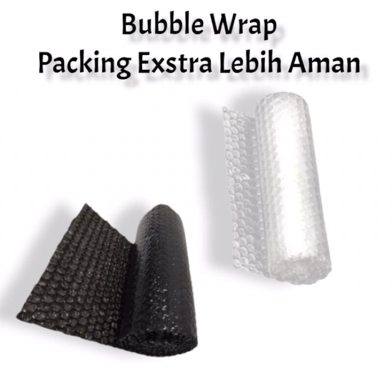 

ekstra tambahan packing kardus dan buble warp