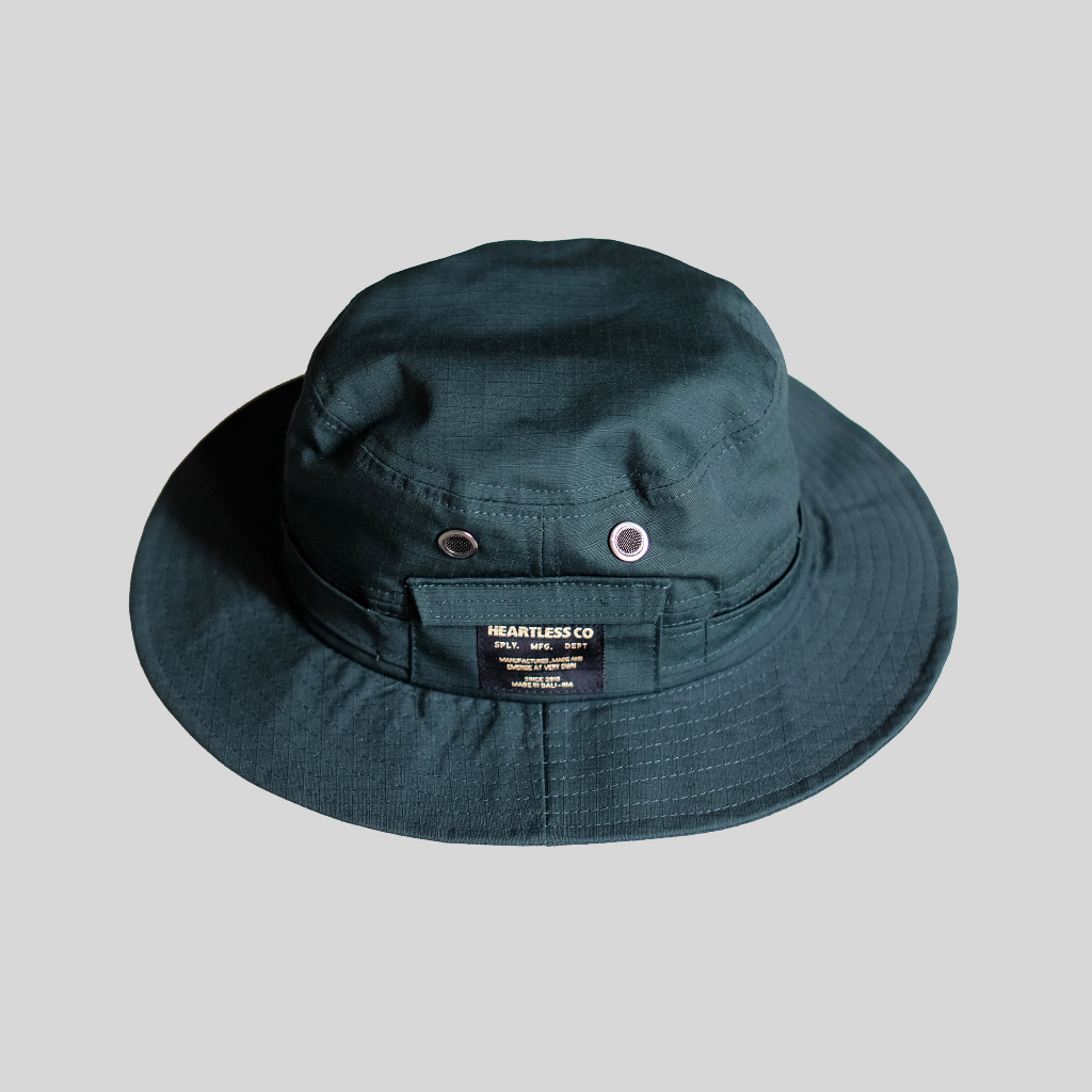 HEARTLESS TOPI BUCKET RIBSTOP GREEN