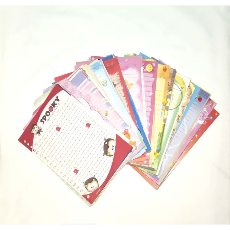 (HARGA PER LEMBAR) Kertas Binder Harvest A5 / Isi Binder Harvest / Loose Leaf Harvest / Kertas File 