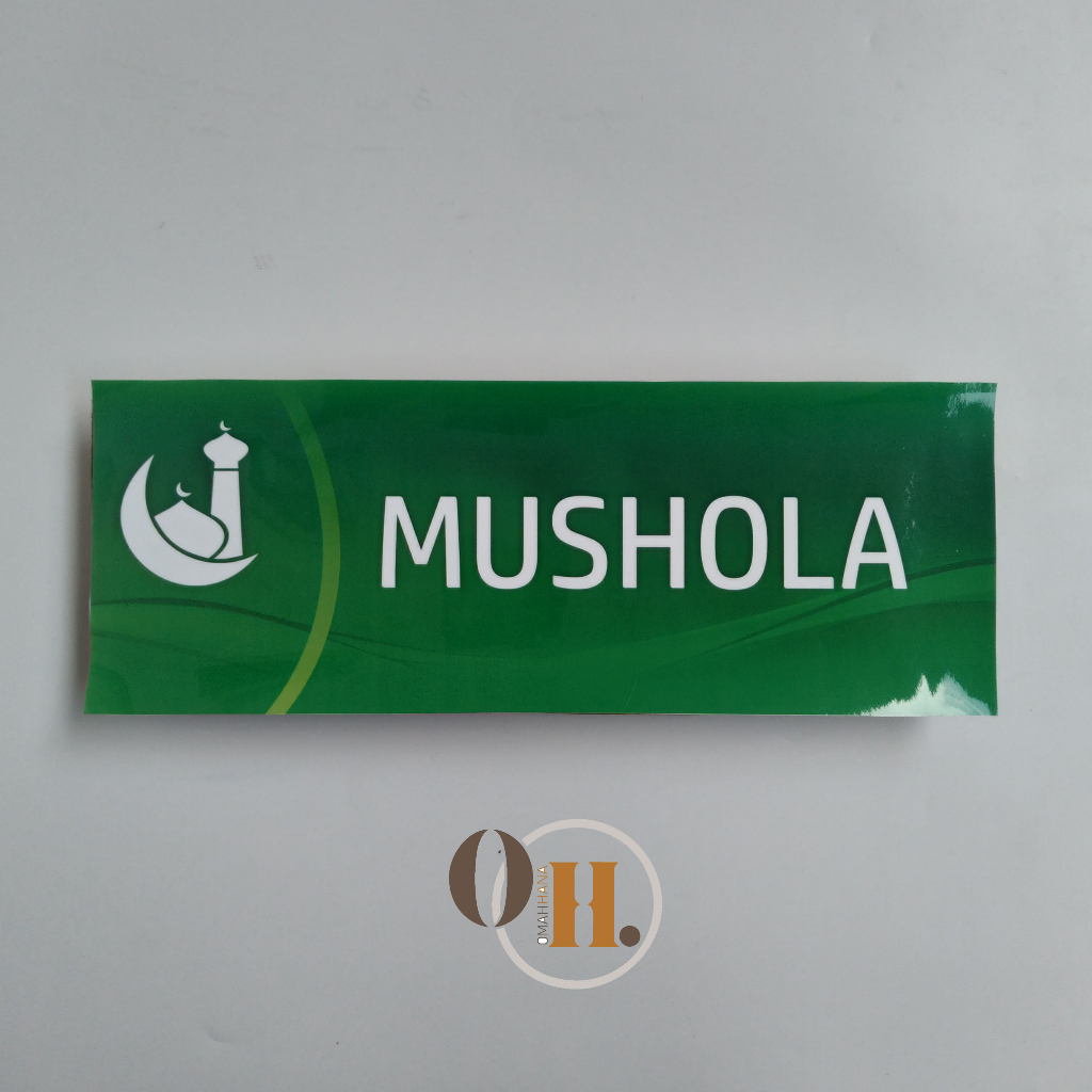 

Stiker Mushola - Stiker Nama Ruangan, Mushola - Stiker Vinyl