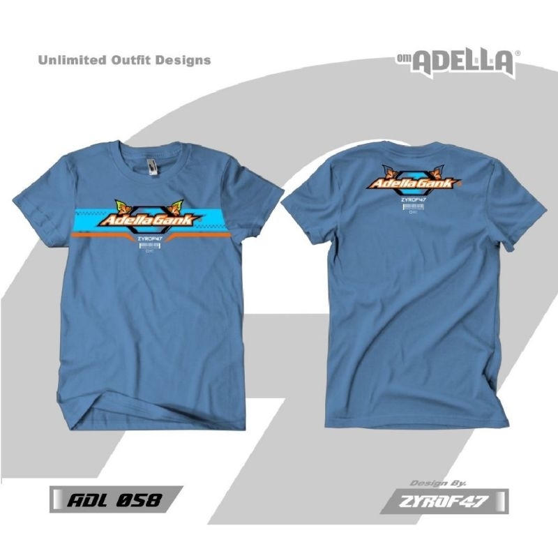 Kaos Adella AMC 058 by Zyrof47 Original