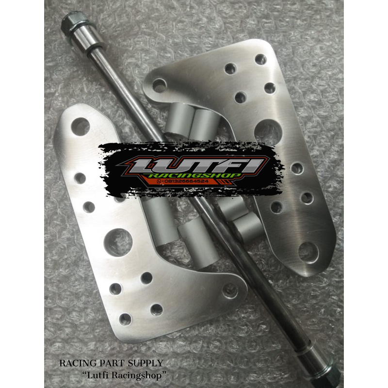 Breket bracket footstep UB R25 bahan [Dural tebal 1cm ] pnp MX OLD, NJMX, MX KING