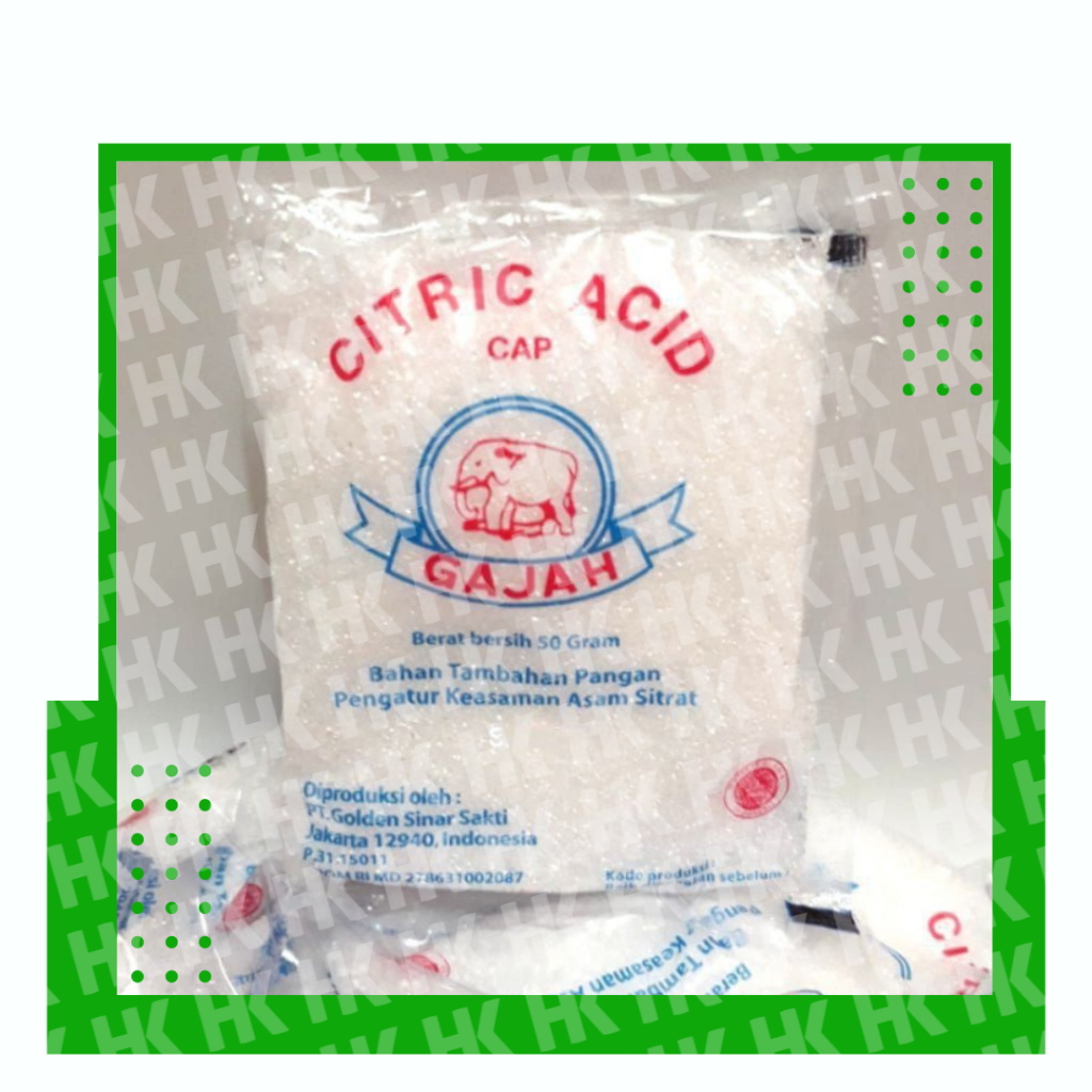 

Citric Acid Cap Gajah (Citrun)