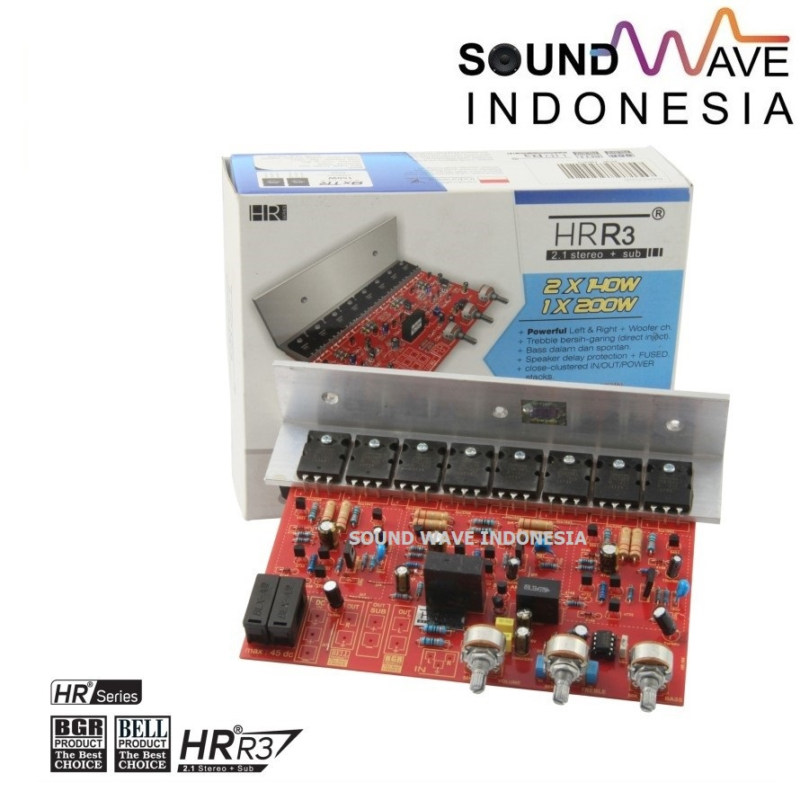 KIT POWER AMPLIFIER HRR3 2.1 BELL BGR