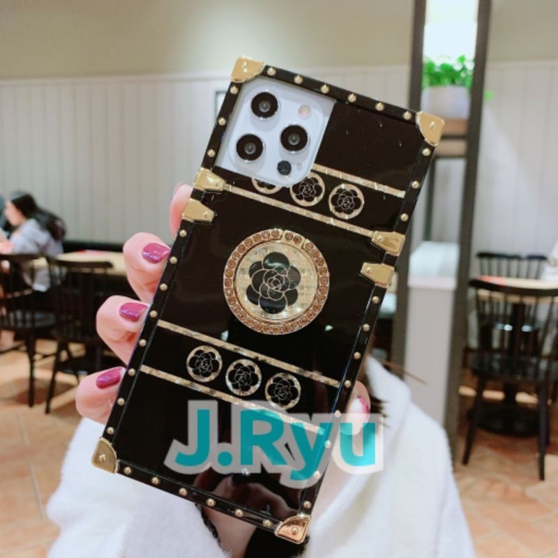 Case mewah Iphone 7 8 SE XR X 11 11PRO 12 12PRO 13 13PRO 11PRO MAX 12 PRO MAX 13PRO MAX New Cc Black