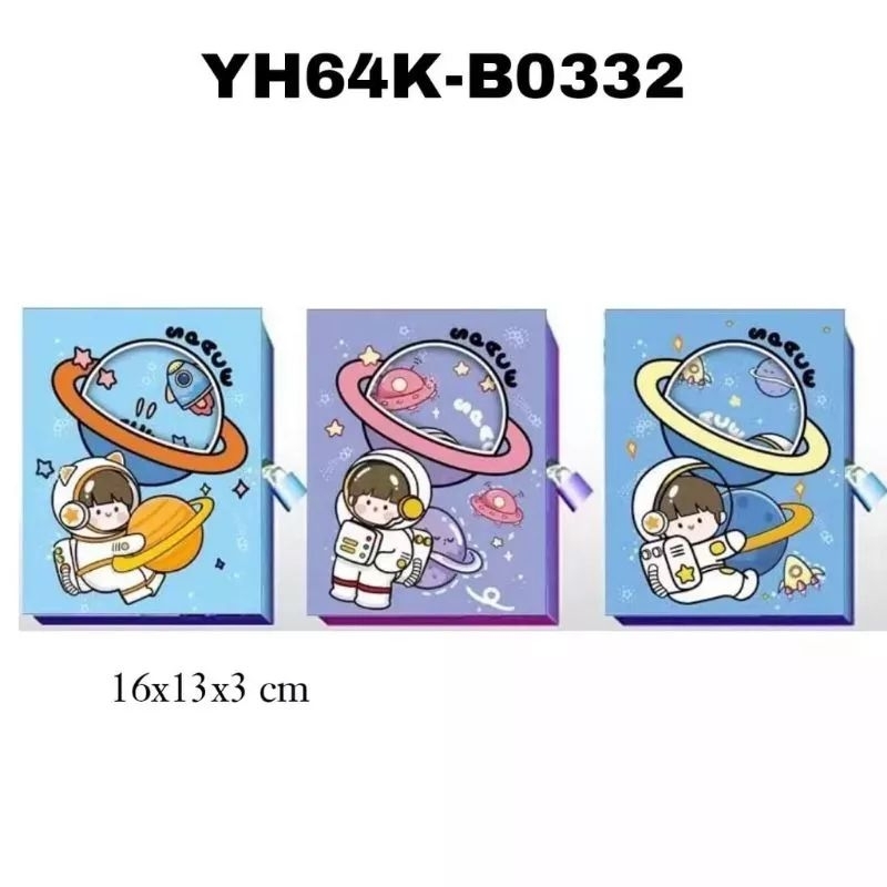 JOFESTORE88 X FerenHongXia BUKU DIARY GEMBOK JURNAL RAHASIA IMUT DAN LUCU
